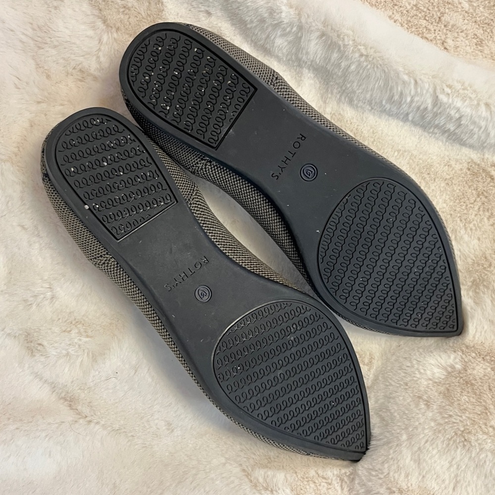 Rothy’s Point Flats In Walnut Python, Size 9 - image 2